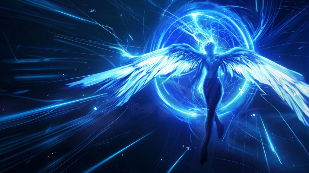 angel blue flame | Lindsay Godfree